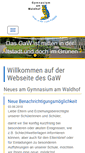 Mobile Screenshot of gaw-bielefeld.de